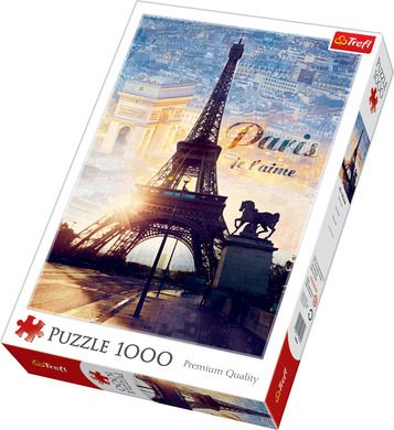 Trefl, Paris in zori, puzzle, 1000 piese