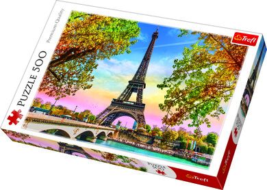 Trefl, Parisul romantic, puzzle, 500 piese