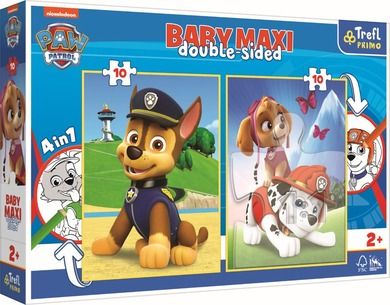 Trefl, Patrula Catelusilor, Baby Maxi, puzzle, 2-10 piese