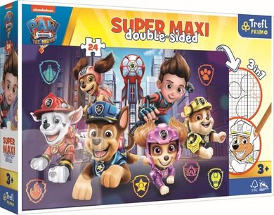 Trefl, Patrula Catelusilor, Super Maxi, puzzle, 24 piese