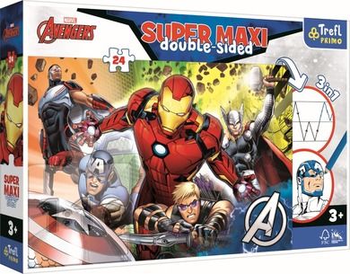 Trefl, The Avengers, Super Maxi, puzzle, 24 piese