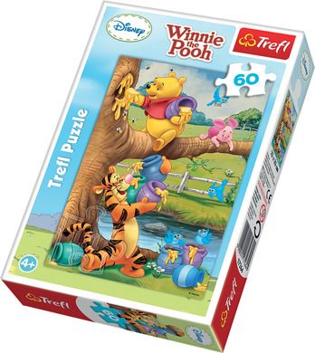 Trefl, Winnie the Pooh, Cate ceva, puzzle, 60 piese
