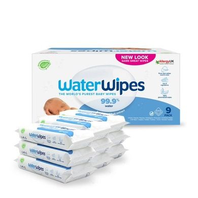 WaterWipes, BIO, servetele umede cu apa, 9-60 buc.