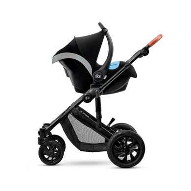 Kinderkraft, Prime, carucior multifunctional 2in1, negru + geanta Mommy Bag