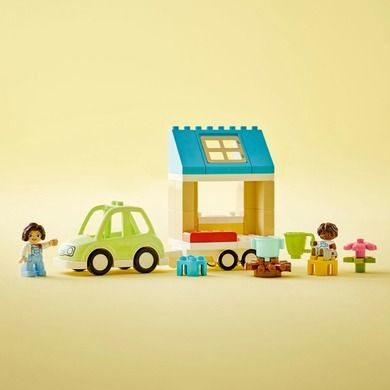 LEGO DUPLO, Town Casa de familie pe roti, 10986