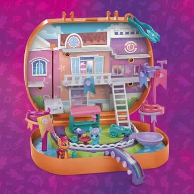 My Little Pony, Mini World Magic, Maretime Bay, set cu figurine si accesorii