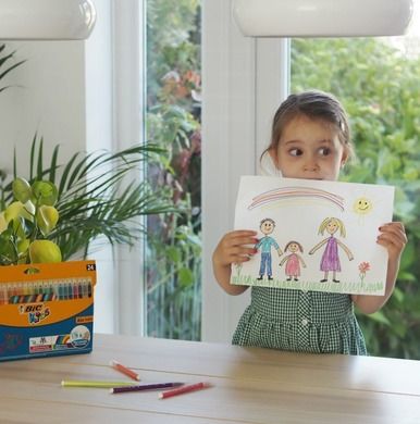 Bic, Kids, Couleur, carioci, 20 culoare + 4 culoare fluo