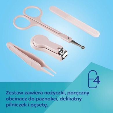 Canpol babies, set manichiura pentru bebelusi si copii, roz