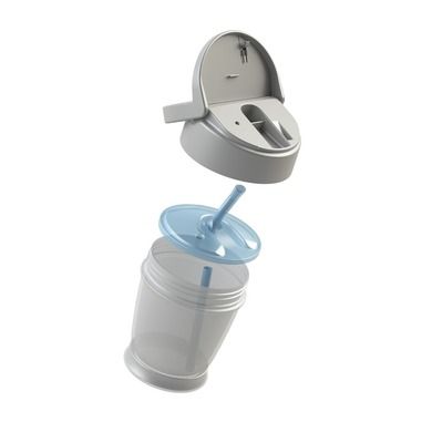LOVI, Cana cu pai Active 350 ml Salt&Pepper, 12 m+