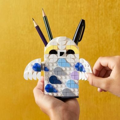LEGO DOTS, Suport pentru creioane Hedwig, 41809