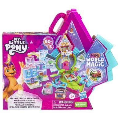My Little Pony, Epic Mini Crystal Brighthouse, set de joaca cu figurine si accesorii
