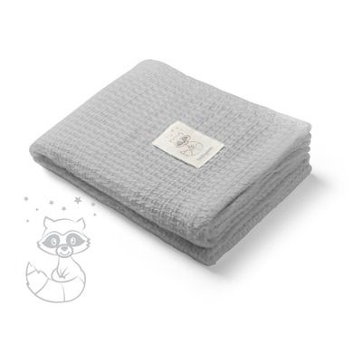 BabyOno, paturica tricotata din bambus, gri, 75-100 cm