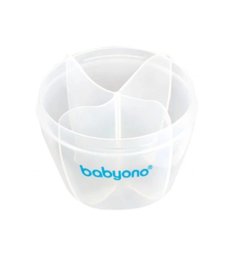 BabyOno, recipient compartimentat lapte praf, 4 portii
