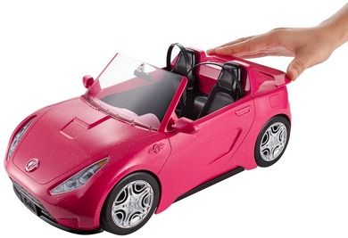 Barbie, Cabriolet roz, set de joaca fara papusa