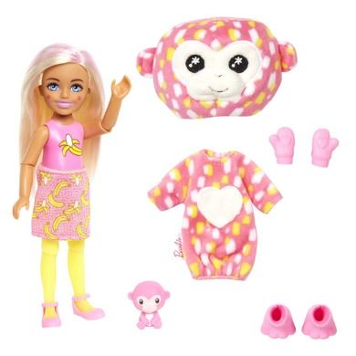 Barbie, Cutie Reveal, Chelsea Maimuta, papusa de serie Jungla