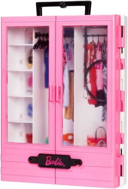 Barbie Fashionistas, Garderoba eleganta, set de accesorii pentru papusi