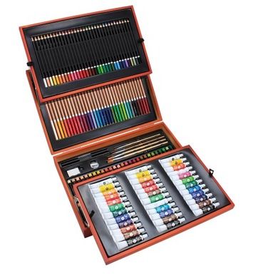 Beniamin, set pentru pictura si desen in servieta, 168 elemente