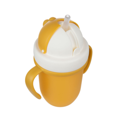 Canpol babies, canita cu pai, galben, 210 ml