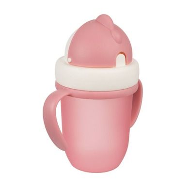 Canpol babies, canita cu pai, roz, 210 ml