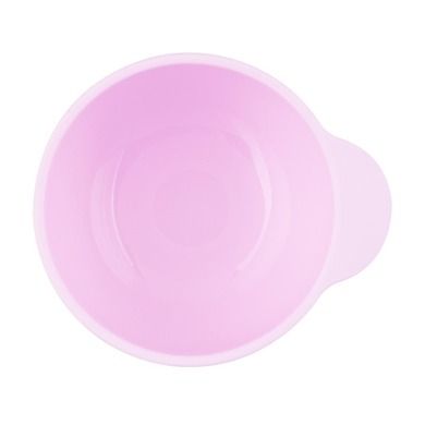 Chicco, bol din silicon cu ventuza, roz, 6m+