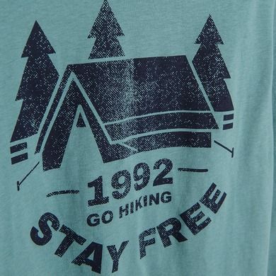Cool Club, Bluza cu maneca lunga pentru baieti, turcoaz, imprimeu Stay free