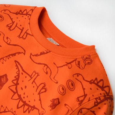 Cool Club, Bluza pentru baieti, rosu, imprimeu dinozauri