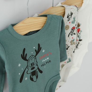 Cool Club, Body cu maneca lunga pentru baieti, mix, imprimeu Disney, set 3 buc.