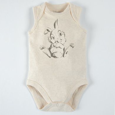 Cool Club, Body fara maneci pentru baieti, mix, imprimeu Bambi, set, 5 buc.