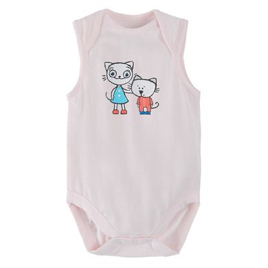 Cool Club, Body fara maneci pentru fete, mix, imprimeu Kittykit, set, 5 buc.