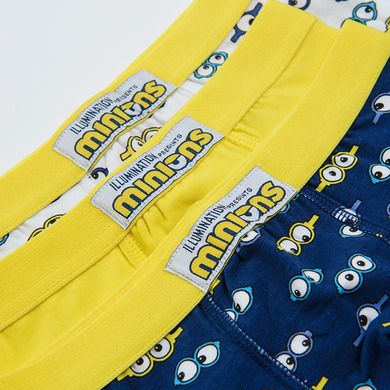 Cool Club, Boxeri pentru baieti, mix de culori, imprimeu Minions, set 3 buc.