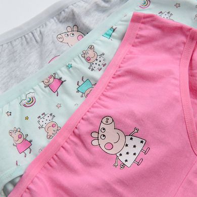 Cool Club, Chilotei pentru fete, mix de culori, imprimeu Peppa Pig, set 5 buc.