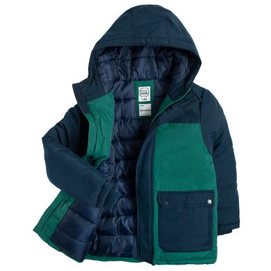 Cool Club, Geaca cu gluga pentru baieti, bleumarin-verde
