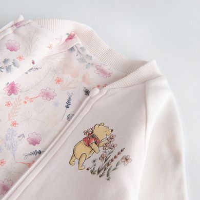 Cool Club, Hanorac pentru fete, cu fermoar, roz, imprimeu Winnie the Pooh