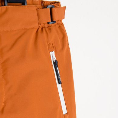 Cool Club, Pantaloni ski cu bretele pentru baieti, maro deschis