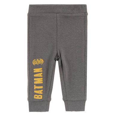 Cool Club, Pantaloni trening pentru baieti, galben, gri, imprimeu Batman, set 3 buc.