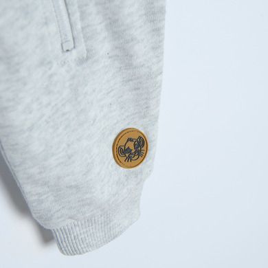 Cool Club, Pijama tip salopeta pentru baieti, gri melange, imprimeu Lion King