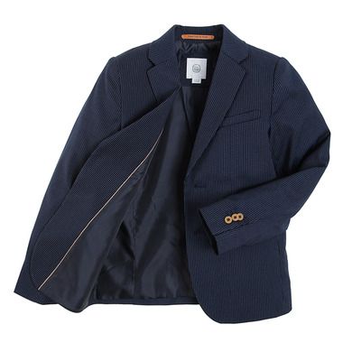Cool Club, Sacou baieti, culoare bleumarin in dungi
