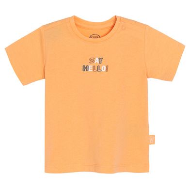 Cool Club, Set pentru baieti, Tricou, Pantaloni scurti, portocaliu-gri