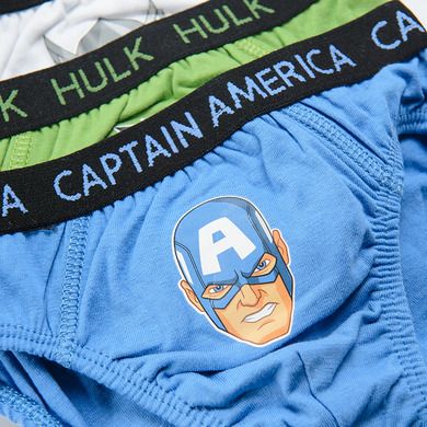 Cool Club, Slipi pentru baieti, mix de culori, imprimeu The Avengers, set 5 buc.