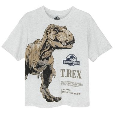 Cool Club, Tricou pentru baieti, bej melanj, imprimeu Jurassic World