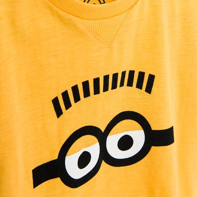 Cool Club, Tricou pentru baieti, galben, imprimeu Minions