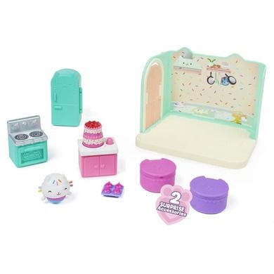 Gabby's Dollhouse, Gabby, Bucatarie, set de joaca cu figurina si accesor