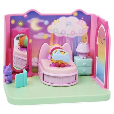 Gabby's Dollhouse, Gabby, Dormitor, set de joaca cu figurina si accesor