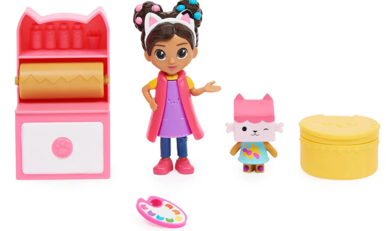 Gabby's Dollhouse, Gabby's Art Studio, set de joaca cu figurina si accesorii