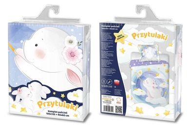 Iepure, set lenjerie de pat single, 100-135 cm