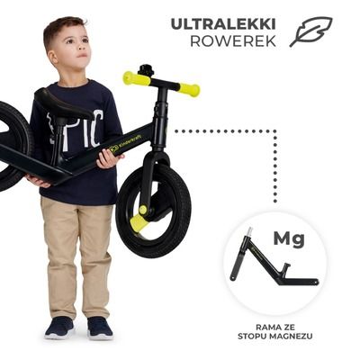 Kinderkraft, GoSwift, bicicleta fara pedale, galben