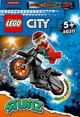 LEGO City, Motocicleta de cascadorie pentru pompieri, 60311