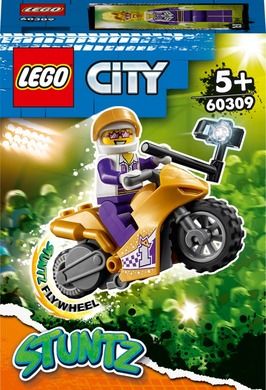 LEGO City, Motocicleta de cascadorie pentru selfie, 60309
