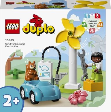 LEGO DUPLO, Orasul meu Turbina eoliana si masina electrica, 10985