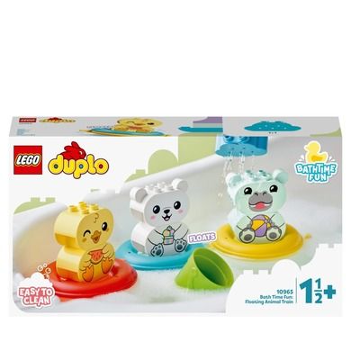 LEGO DUPLO, Prima mea distractie la baie: Tren cu animale plutitoare, 10965
